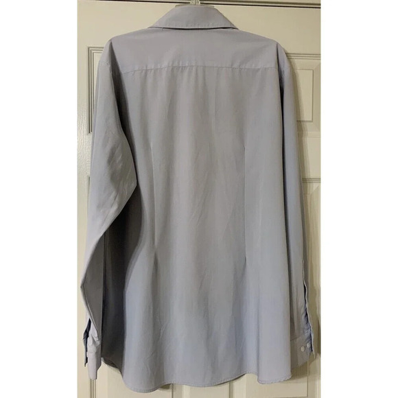 Mizzen + Main Trim Fit Light Blue Button Front Shirt Size XXL (K6) - Picture 4 of 7